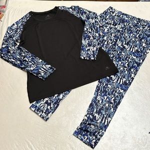 PMX BASELAYER SET - Blue Liza print